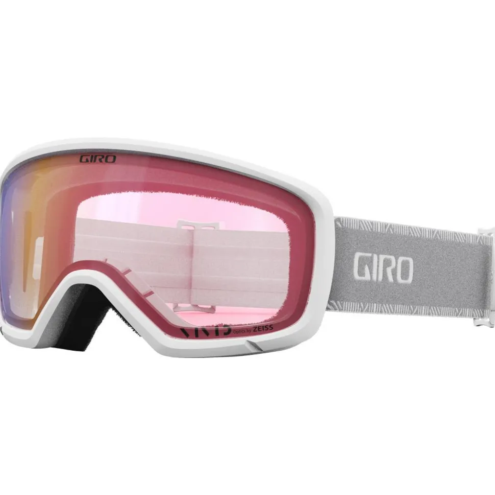Masque de Ski Giro Millie White Grey Chute Vivid Infrared