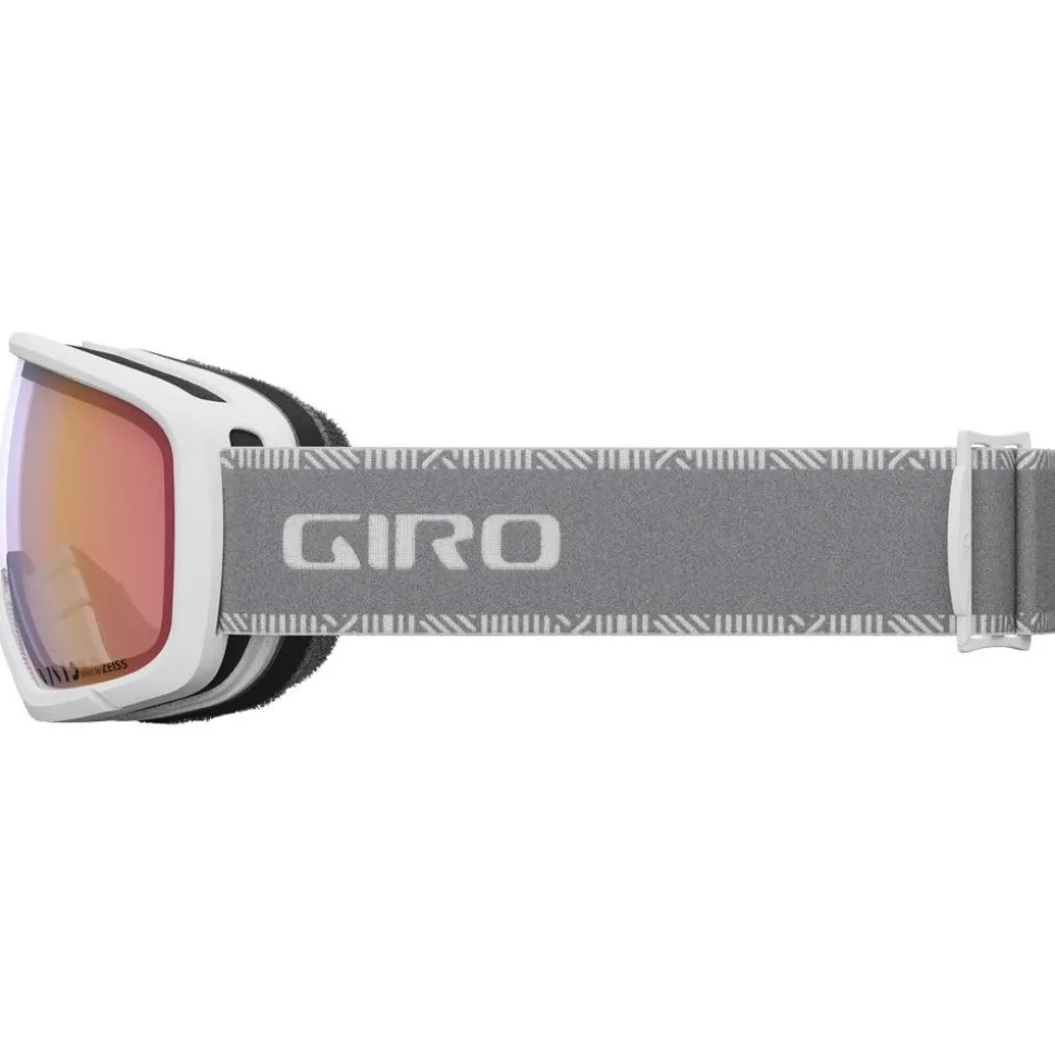 Masque de Ski Giro Millie White Grey Chute Vivid Infrared