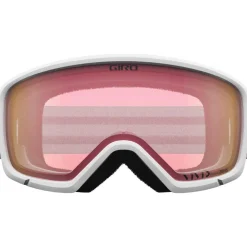 Masque de Ski Giro Millie White Grey Chute Vivid Infrared