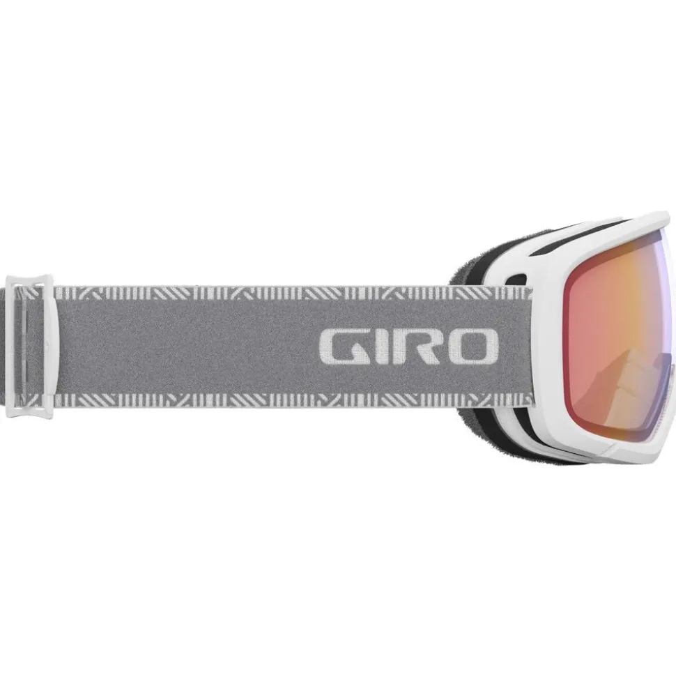 Masque de Ski Giro Millie White Grey Chute Vivid Infrared