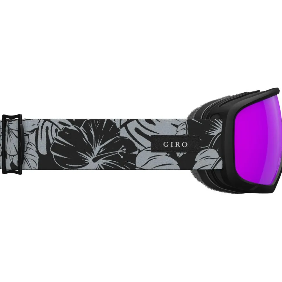 Masque de Ski Giro Millie Black & Grey Botanical Lx Vivid Pink
