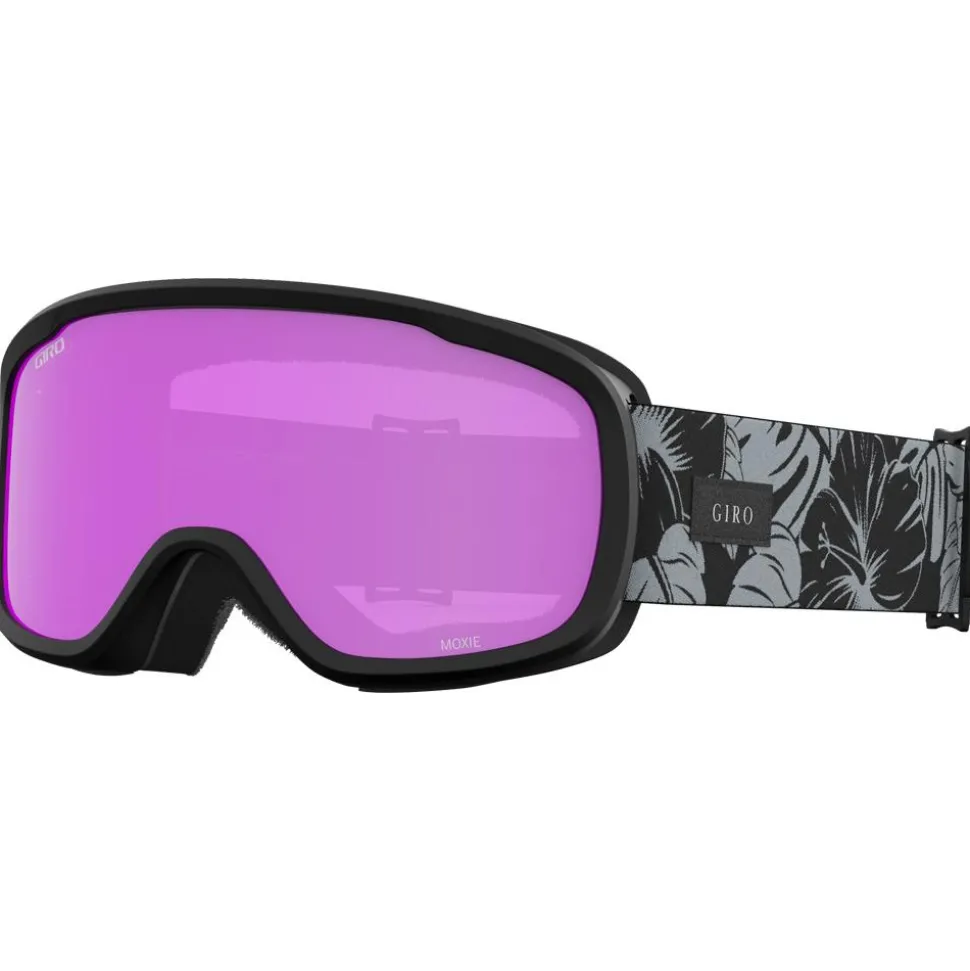 Masque de Ski Giro Moxie Black & Grey Botanical Lx Amber Pink + Yellow