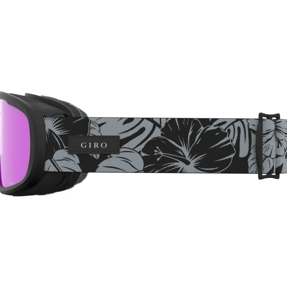 Masque de Ski Giro Moxie Black & Grey Botanical Lx Amber Pink + Yellow