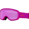 Masque de Ski Giro Moxie Pink Chute Amber Pink + Yellow