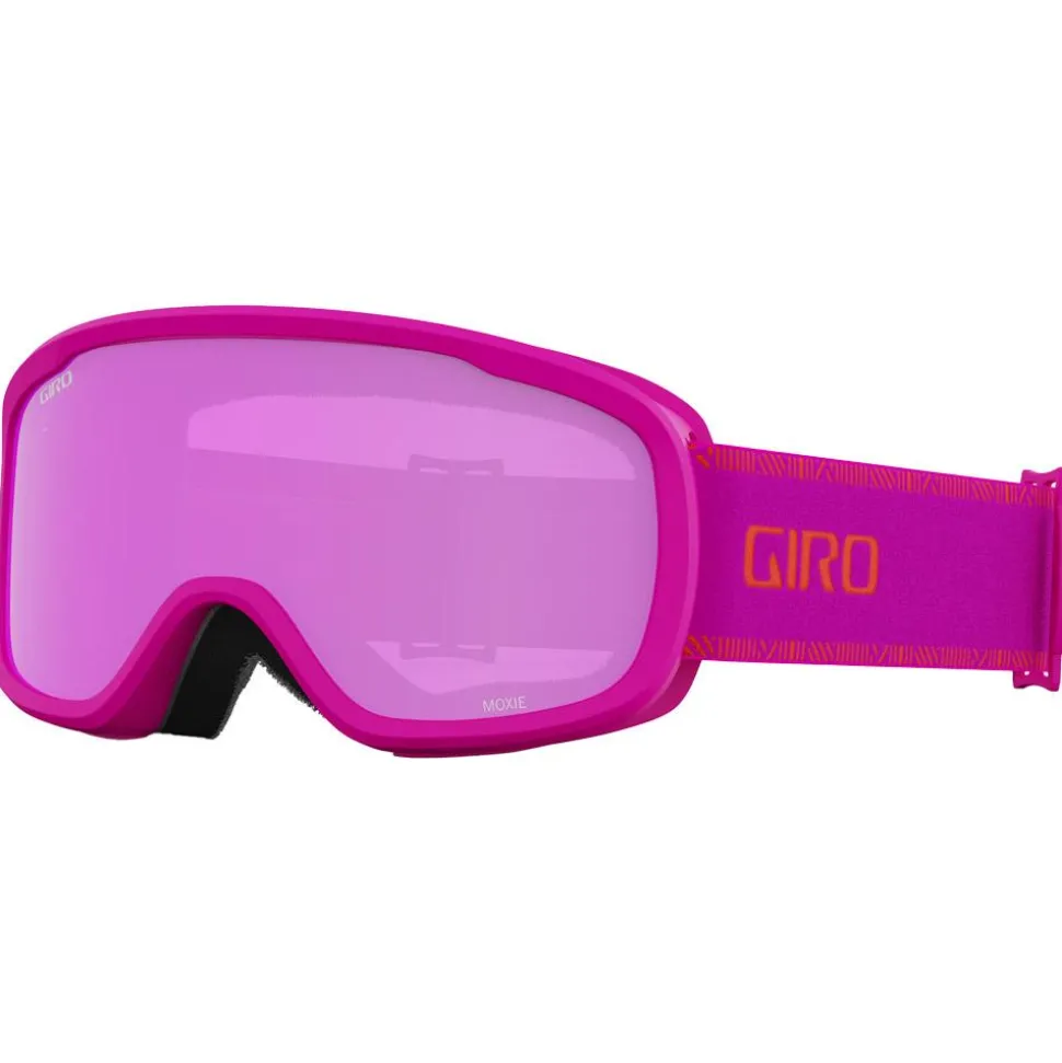 Masque de Ski Giro Moxie Pink Chute Amber Pink + Yellow