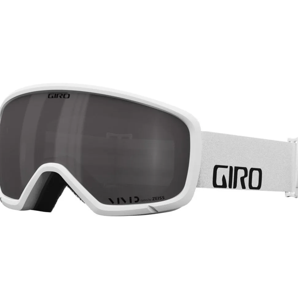 Masque de Ski Giro Ringo White Wordmark Vivid Smoke
