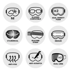 Masque de Ski Izipizi Sun Snow Small Pink