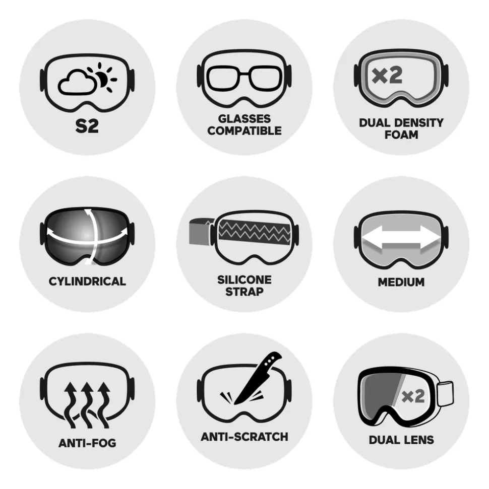 Masque de Ski Izipizi Sun Snow Small Pink