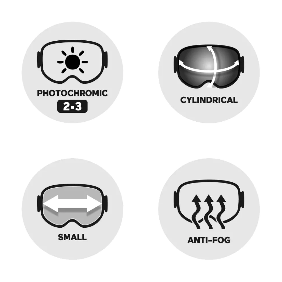 Masque de Ski Julbo Atome Noir Chroma Kids