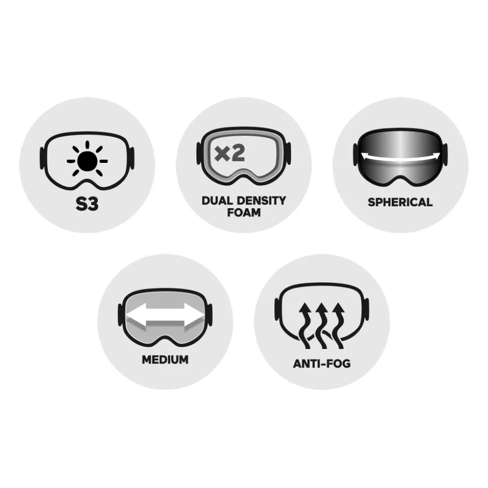 Masque de Ski Julbo Ellipse Noir Gris Spectron 3