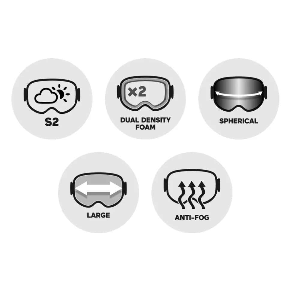 Masque de Ski Julbo Lightyear Noir Spectron 2