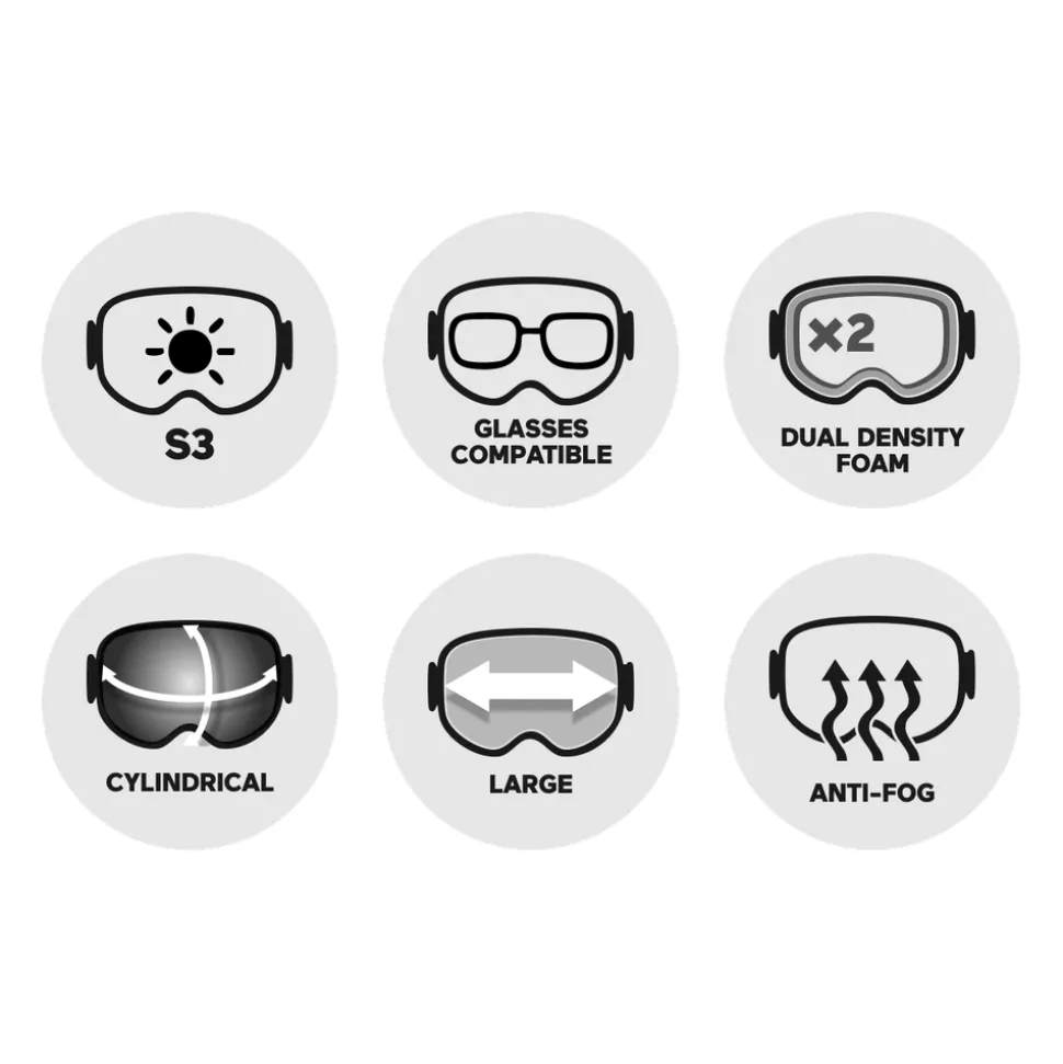 Masque de Ski Julbo Quickshift Otg Bleu Vert Spectron 3