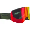 Masque de Ski Moken Vision One Green Red Grey Revo Red + Pink Flash Silver