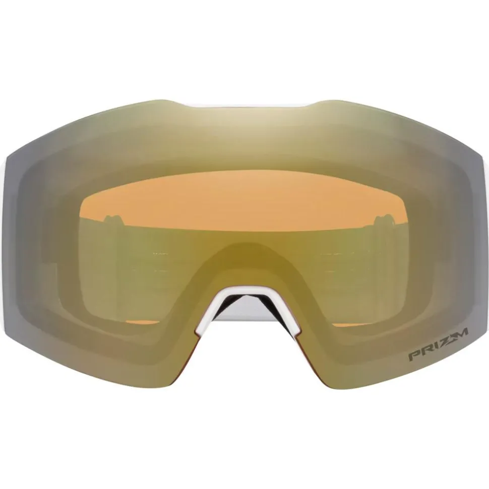 Masque de Ski Oakley Fall Line M White Leopard Prizm Sage Gold Iridium