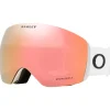 Masque de Ski Oakley Flight Deck L Matte White Prizm Rose Gold Iridium