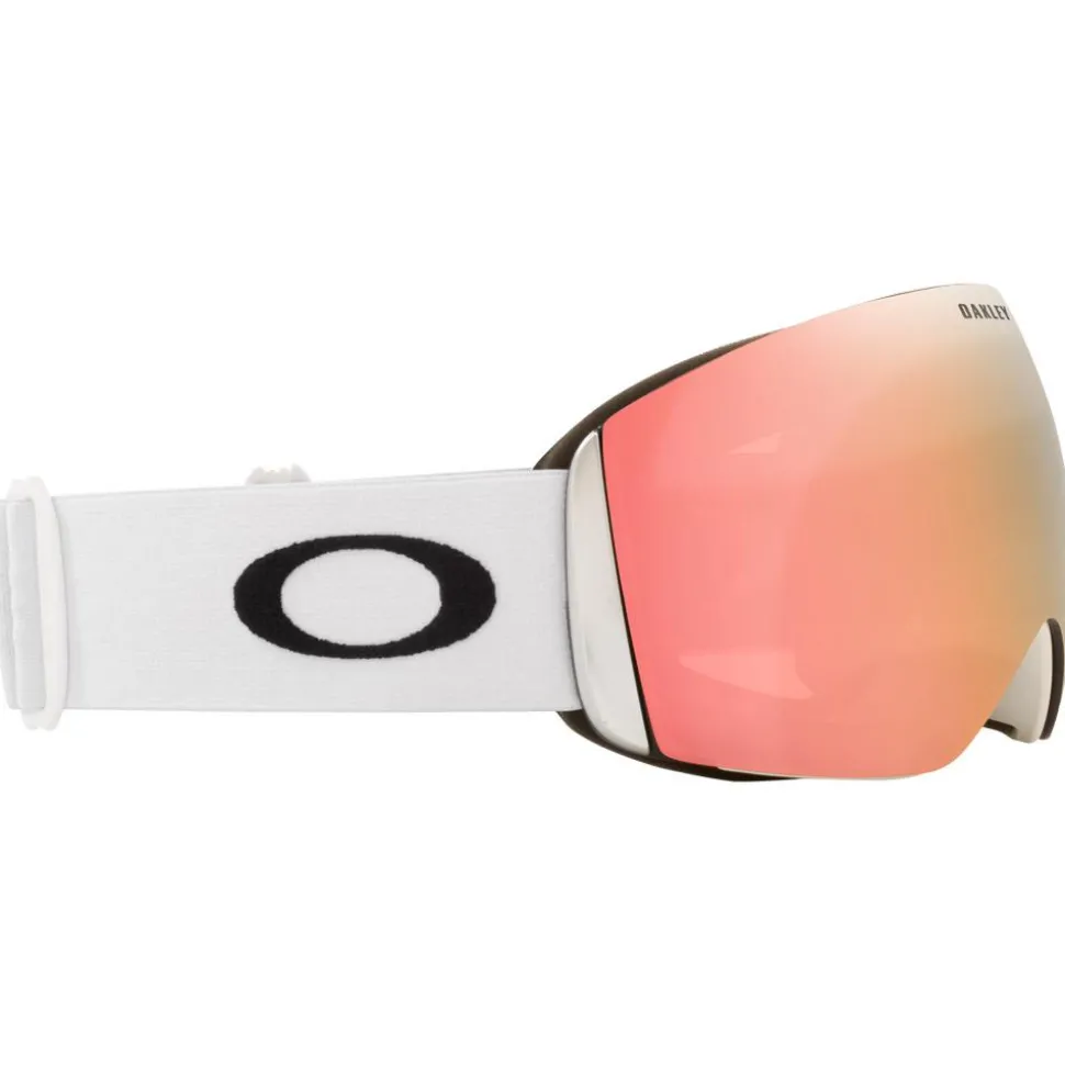 Masque de Ski Oakley Flight Deck L Matte White Prizm Rose Gold Iridium