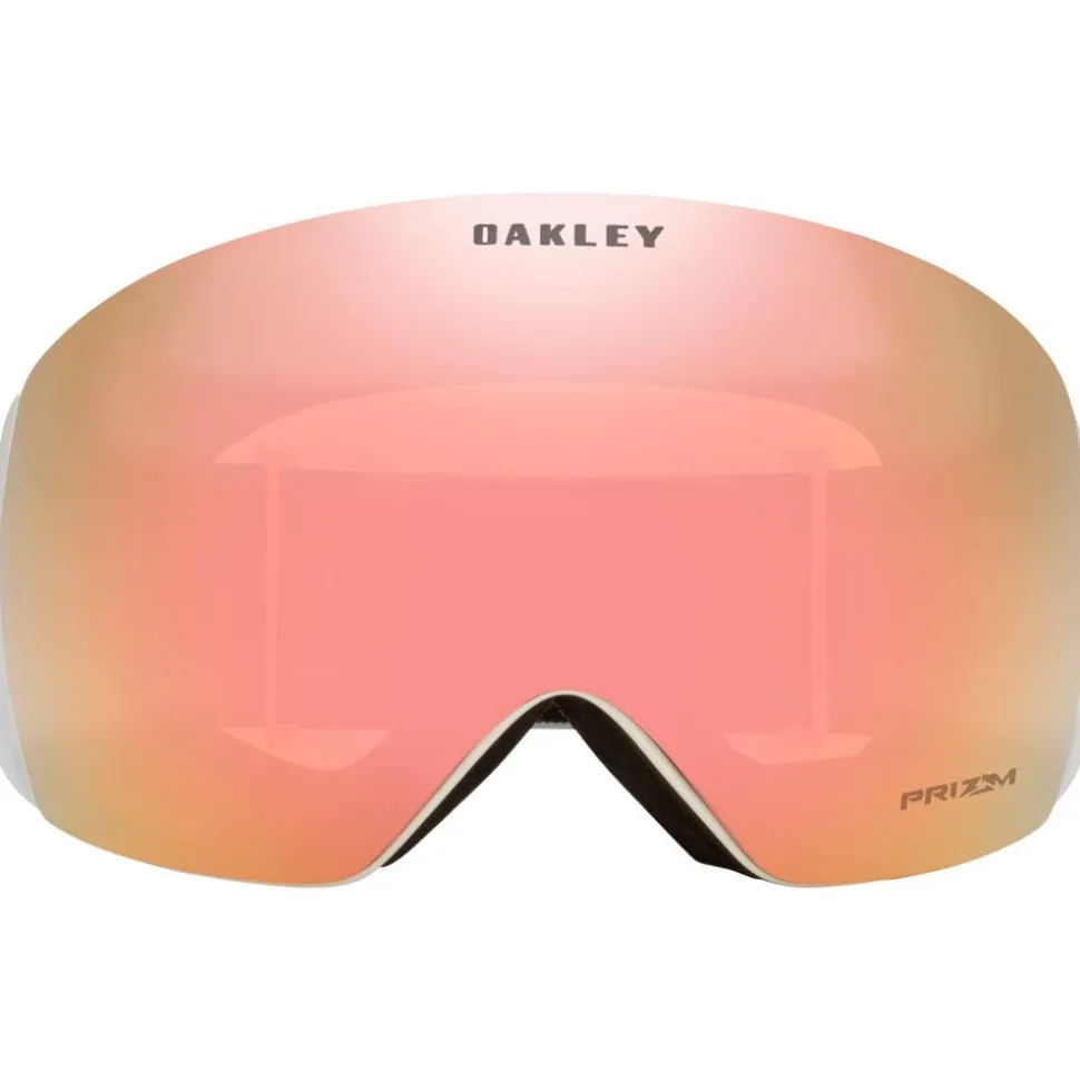 Masque de Ski Oakley Flight Deck L Matte White Prizm Rose Gold Iridium