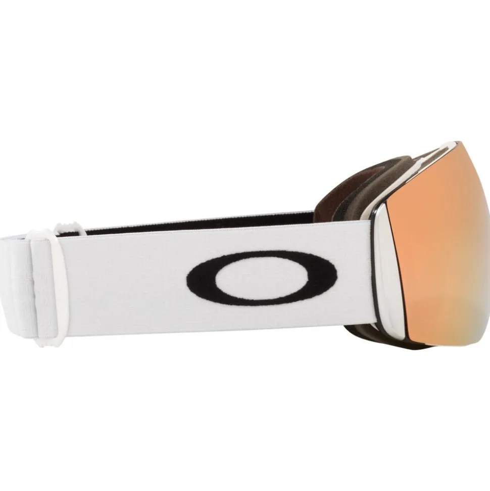 Masque de Ski Oakley Flight Deck L Matte White Prizm Rose Gold Iridium