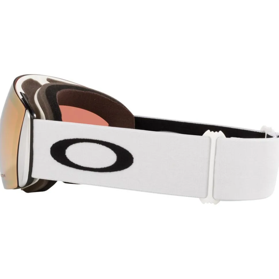 Masque de Ski Oakley Flight Deck L Matte White Prizm Rose Gold Iridium