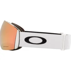Masque de Ski Oakley Flight Deck L Matte White Prizm Rose Gold Iridium
