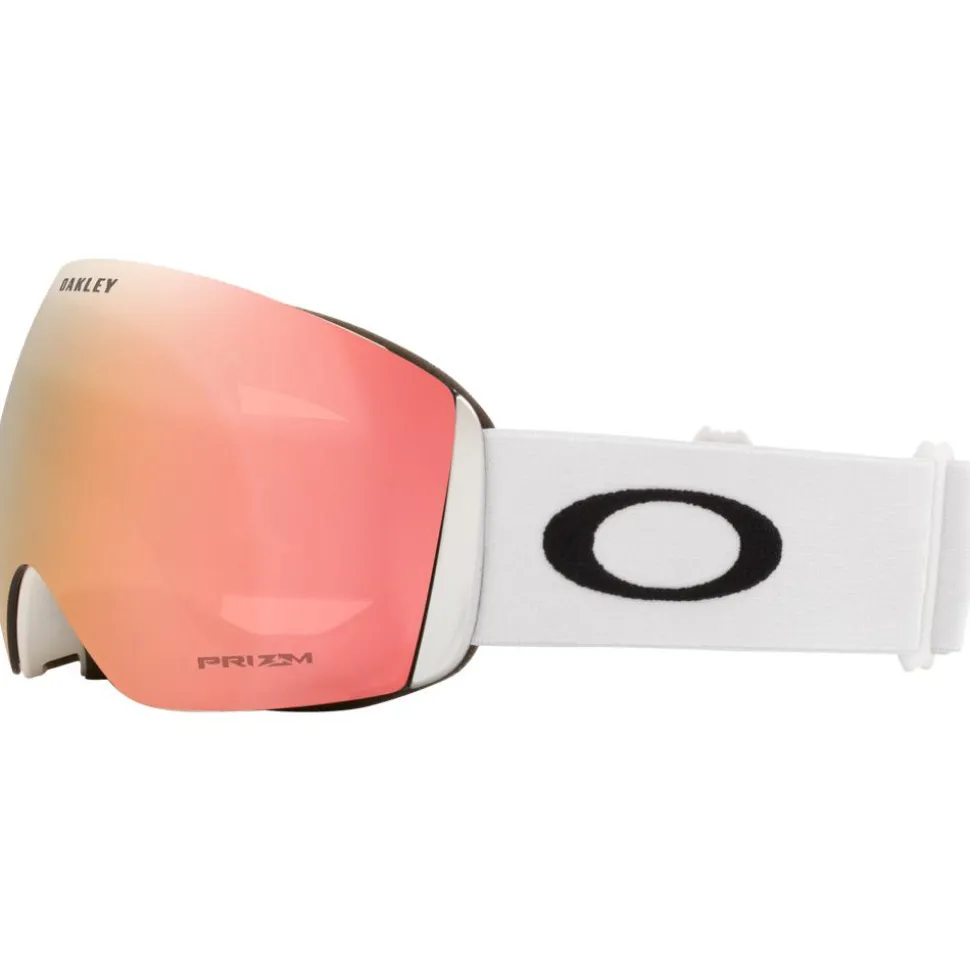 Masque de Ski Oakley Flight Deck L Matte White Prizm Rose Gold Iridium