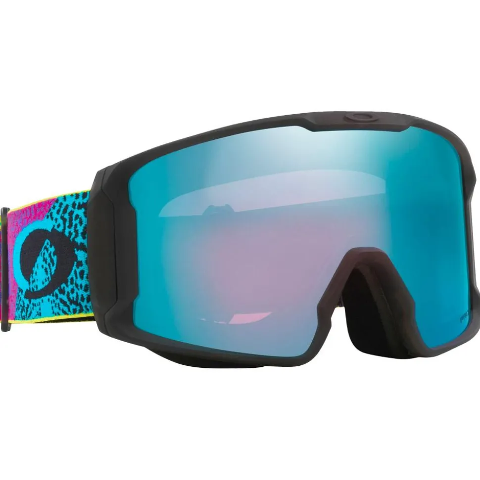 Masque de Ski Oakley Line Miner L Multi Digital Ellipse Prizm Sapphire Iridium