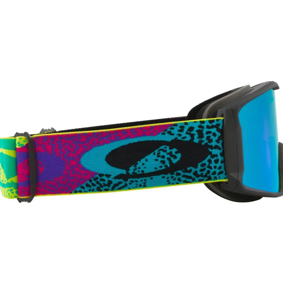 Masque de Ski Oakley Line Miner L Multi Digital Ellipse Prizm Sapphire Iridium
