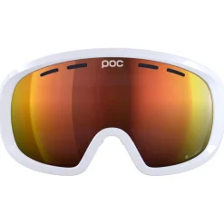 Masque de Ski Poc Fovea Mid Hydrogen White Clarity Intense Partly Sunny Orange