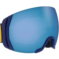 Masque de Ski Red Bull Spect Sight Matt Dark Blue Brown Blue Mirror