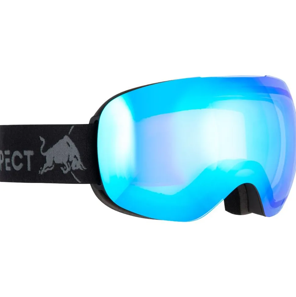 Masque de Ski Red Bull Spect Bent Matt Black Light Blue Blue Chrome-x
