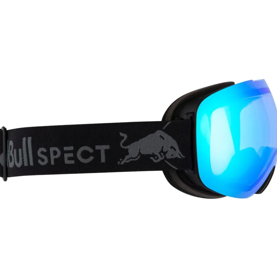 Masque de Ski Red Bull Spect Bent Matt Black Light Blue Blue Chrome-x