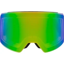 Masque de Ski Red Bull Spect Line Matt White Black IBoost Rose Green Mirror + Cloudy Snow