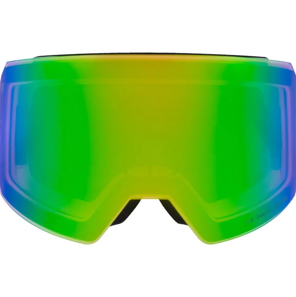Masque de Ski Red Bull Spect Line Matt White Black IBoost Rose Green Mirror + Cloudy Snow