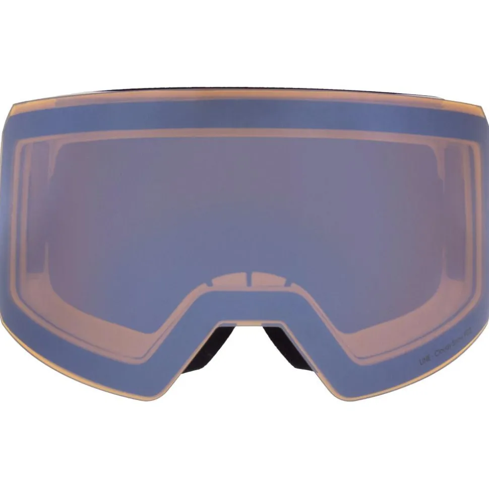 Masque de Ski Red Bull Spect Line Matt White Black IBoost Rose Green Mirror + Cloudy Snow