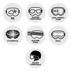 Masque de Ski Salomon Lumi Atlantic Multilayer Mid Red