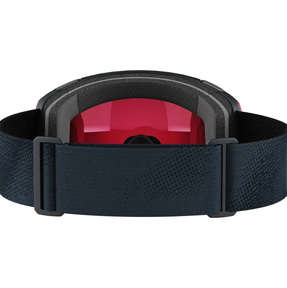 Masque de Ski Salomon Radium Prime Ebony Sigma Poppy Red + Sigma Apricot