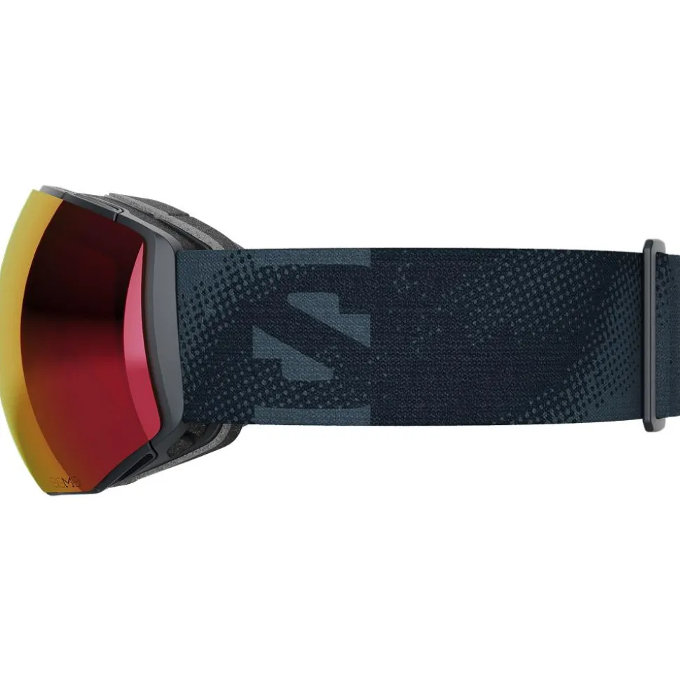 Masque de Ski Salomon Radium Prime Ebony Sigma Poppy Red + Sigma Apricot