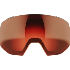 Masque de Ski Salomon Radium Prime Ebony Sigma Poppy Red + Sigma Apricot
