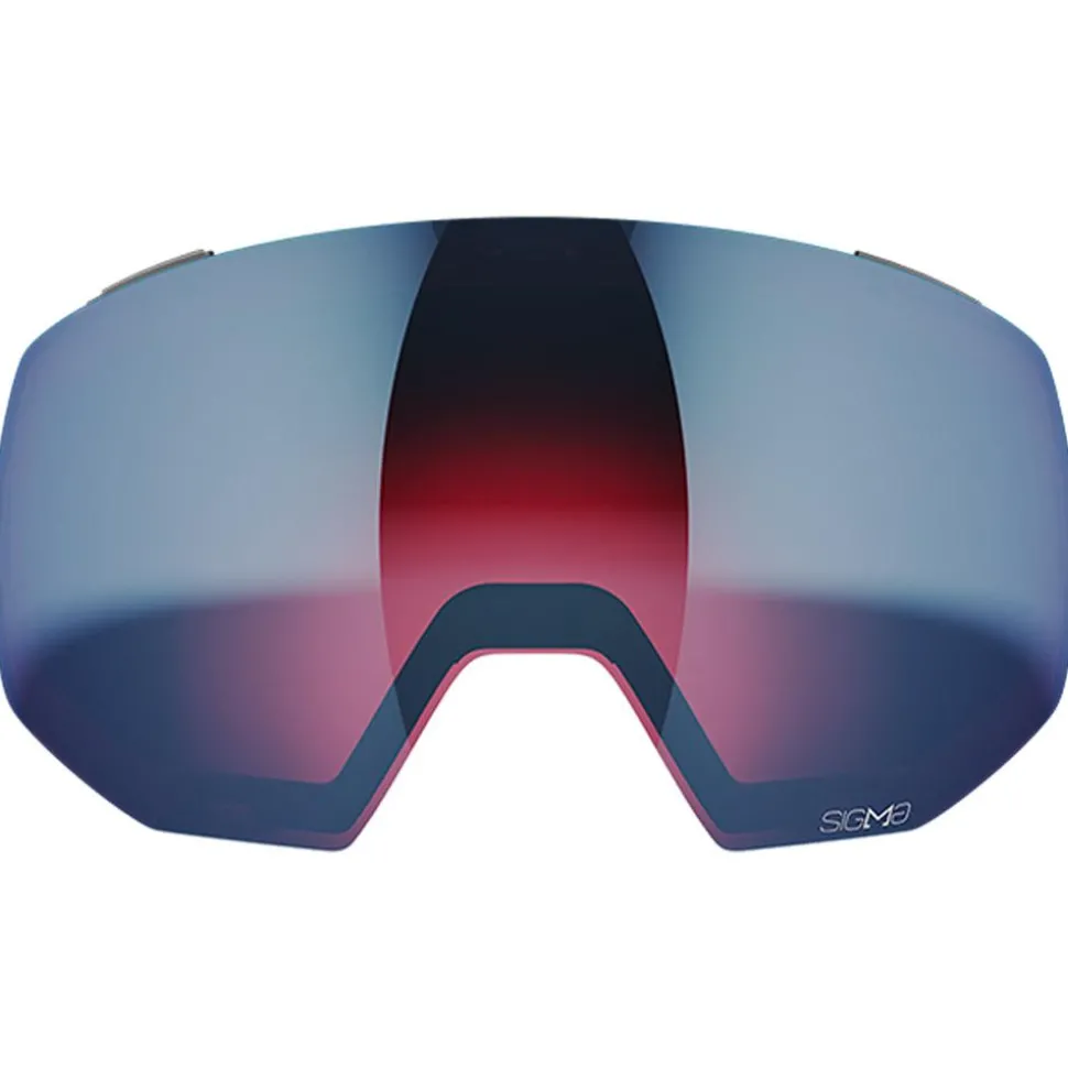 Masque de Ski Salomon Radium Prime Black Sigma Sky Blue + Sigma Ice Blue
