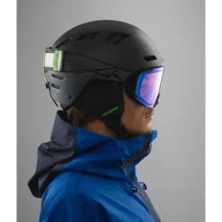 Masque de Ski Salomon S/View Black Mtn Photo Blue Multilayer