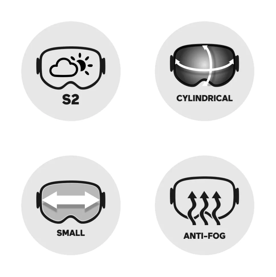 Masque de Ski Scott Agent White Grey Enhancer