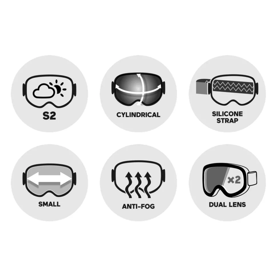 Masque de Ski Scott Junior Witty Neon Orange Enhancer