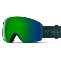 Masque de Ski Smith 4D Mag XL Pacific Chromapop Everyday Green Mirror + Chromapop Storm Blue Sensor Mirror