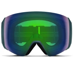 Masque de Ski Smith 4D Mag XL Pacific Chromapop Everyday Green Mirror + Chromapop Storm Blue Sensor Mirror