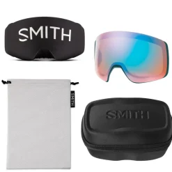 Masque de Ski Smith 4D Mag XL Pacific Chromapop Everyday Green Mirror + Chromapop Storm Blue Sensor Mirror