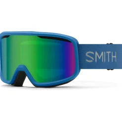 Masque de Ski Smith Frontier True Blue Green Sol-X Mirror