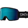Masque de Ski Smith Squad Black Chromapop Sun Blue Mirror + Yellow