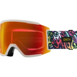 Masque de Ski Smith Squad XL Artist Series | Tall Boy Chromapop Everyday Red Mirror + Chromapop Storm Yellow Flash