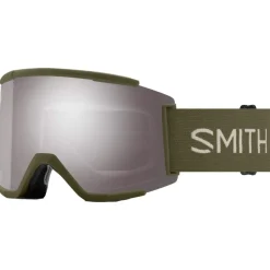 Masque de Ski Smith Squad XL Forest Chromapop Sun Platinum + Chromapop Storm Yellow Flash