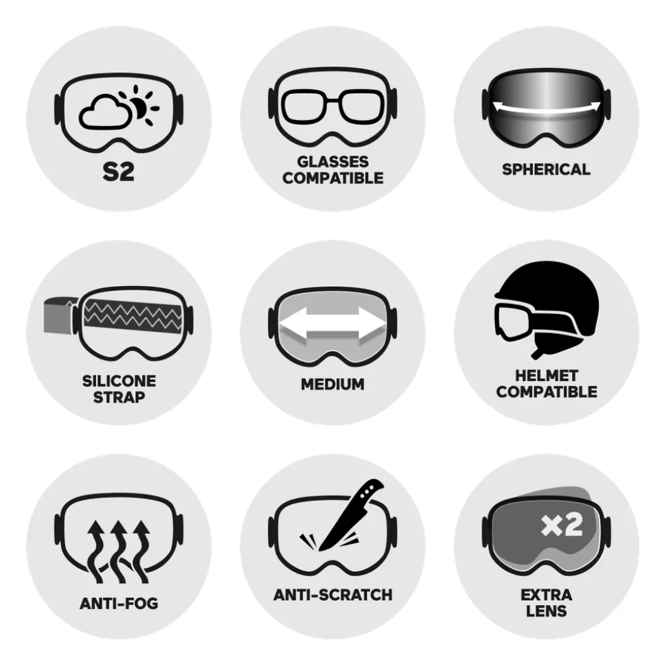 Masque de Ski Spy Legacy Se White Ir Happy Bronze Platinum Mirror + Happy Low Light Gray Green Red Spectra